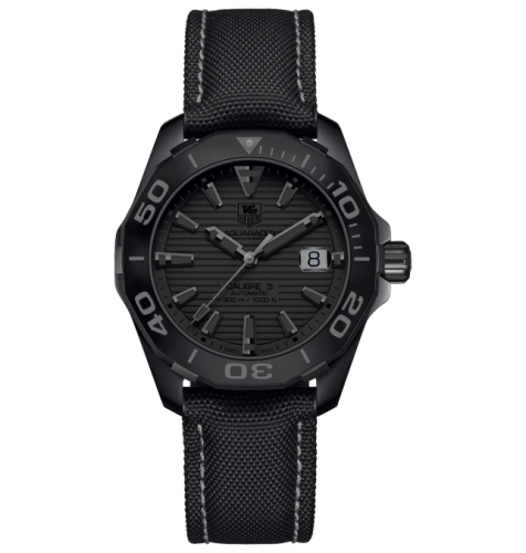 TAG Heuer Aquaracer 300M Calibre 5 41 Titanium PVD / Black Phantom / Nylon